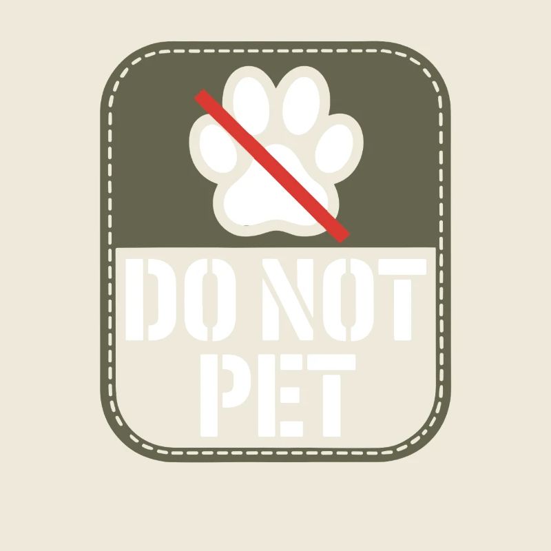 Do Not Pet Introvertiert Abstand Ruhe Anti Social