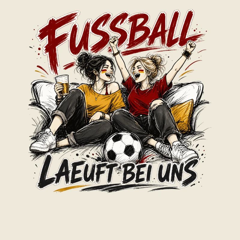 Fussballabend mit Freundinnen
