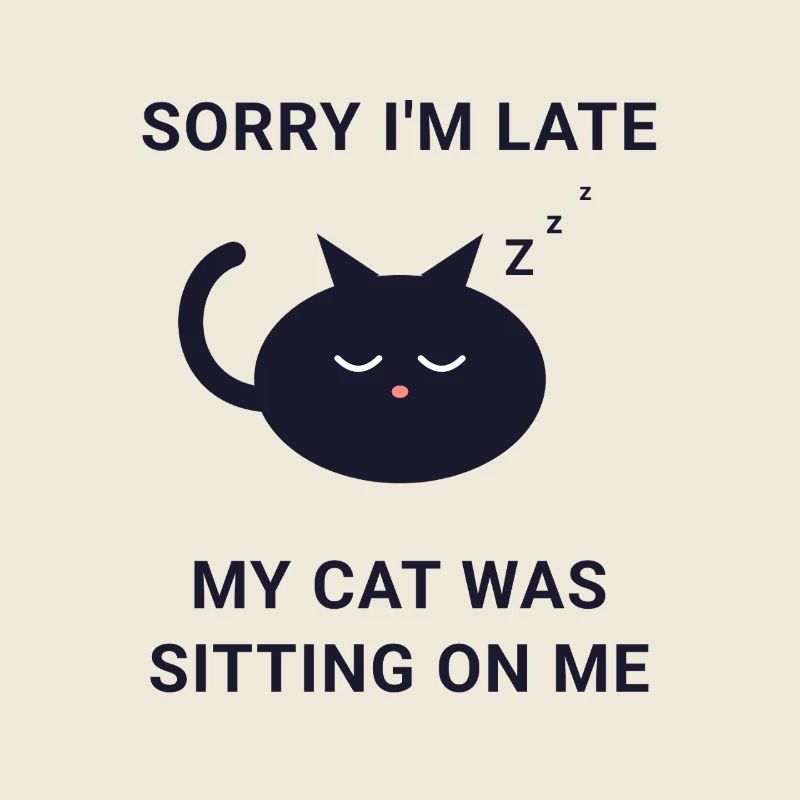 Fin de soirée pour la sieste du chat Excuse Tee