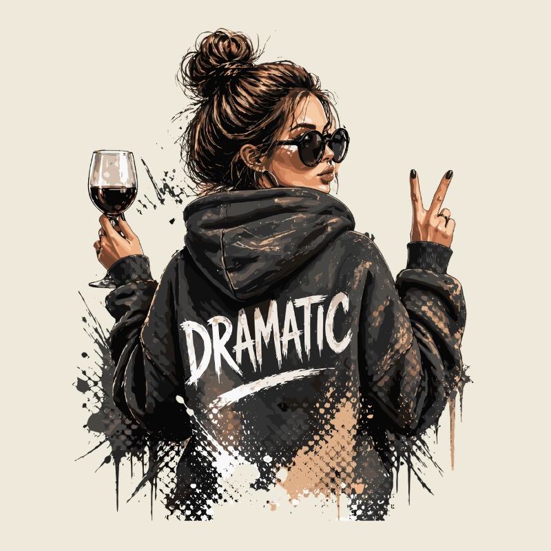 Vie nocturne dramatique avec sweat à capuche
