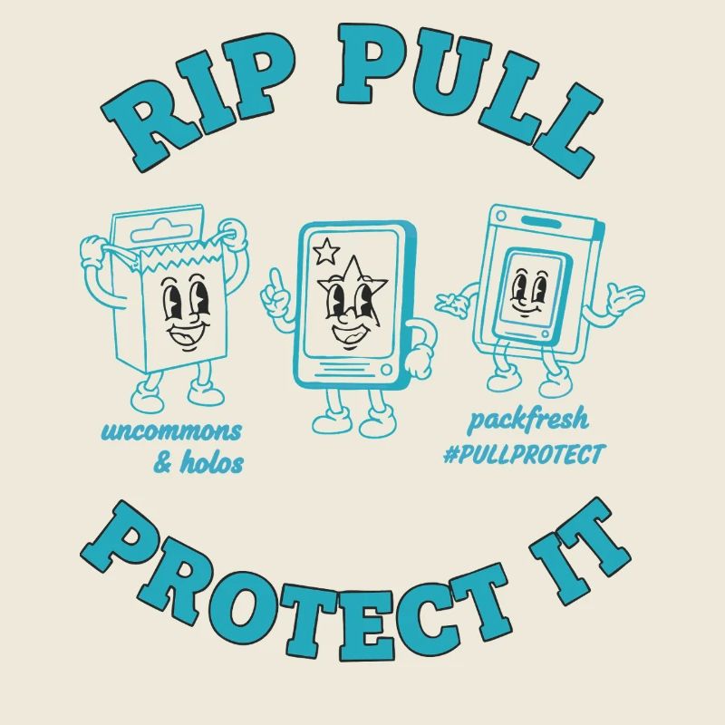 Trading Card Collector Rip Pull Protect It