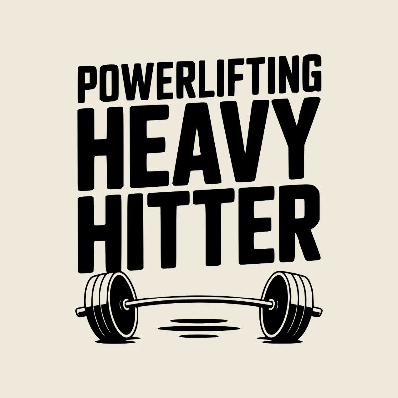 Powerlifting schwerer Schlagmann