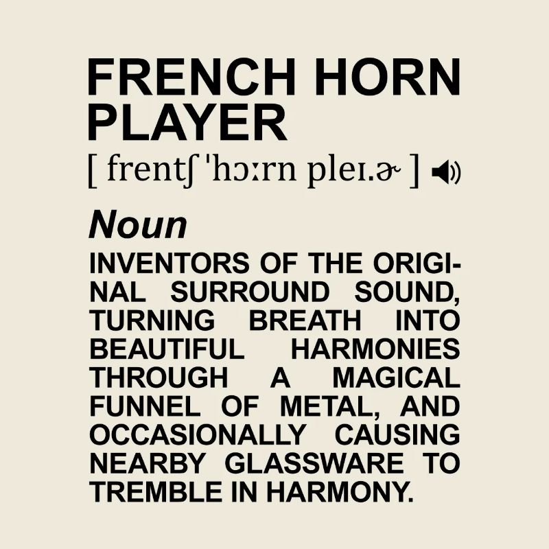 Signification du corniste français