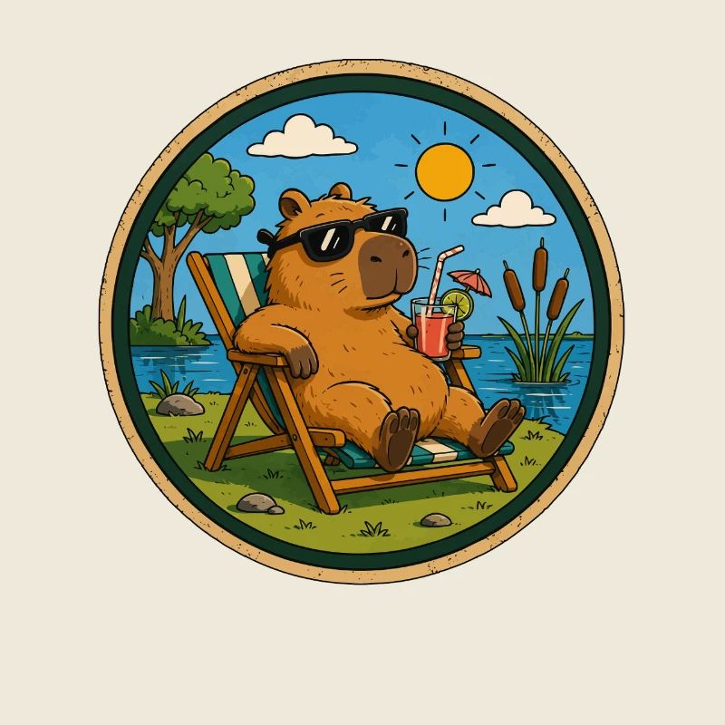 Beach bear with sunglasses