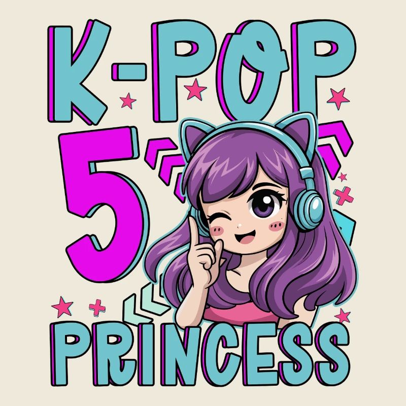 Princesse K-Pop Anniversaire de 5 ans