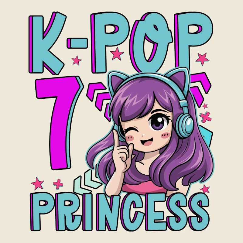 Princesse K-Pop Anniversaire de 7 ans