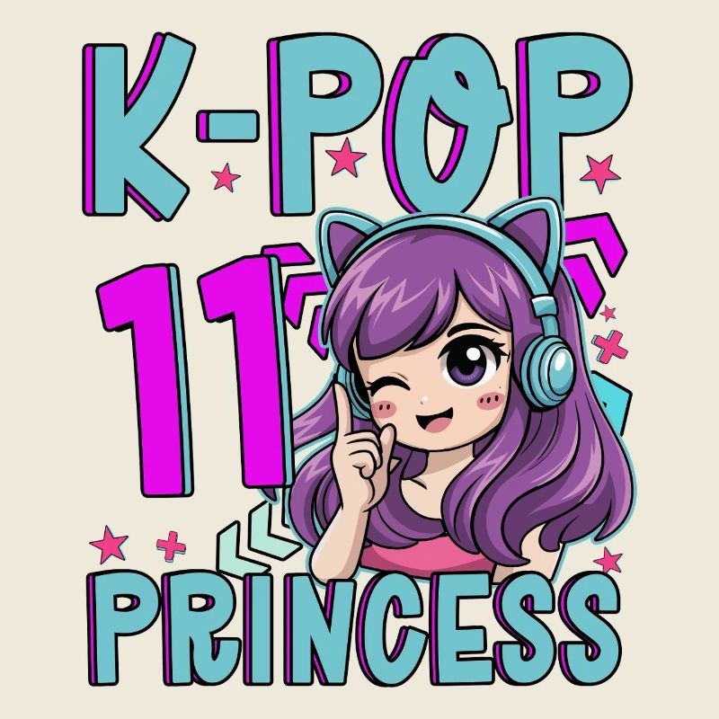 Princesse K-Pop Anniversaire de 11 ans