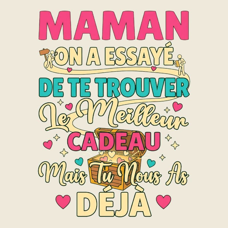Maman Meilleur Cadeau Chasse Trésor