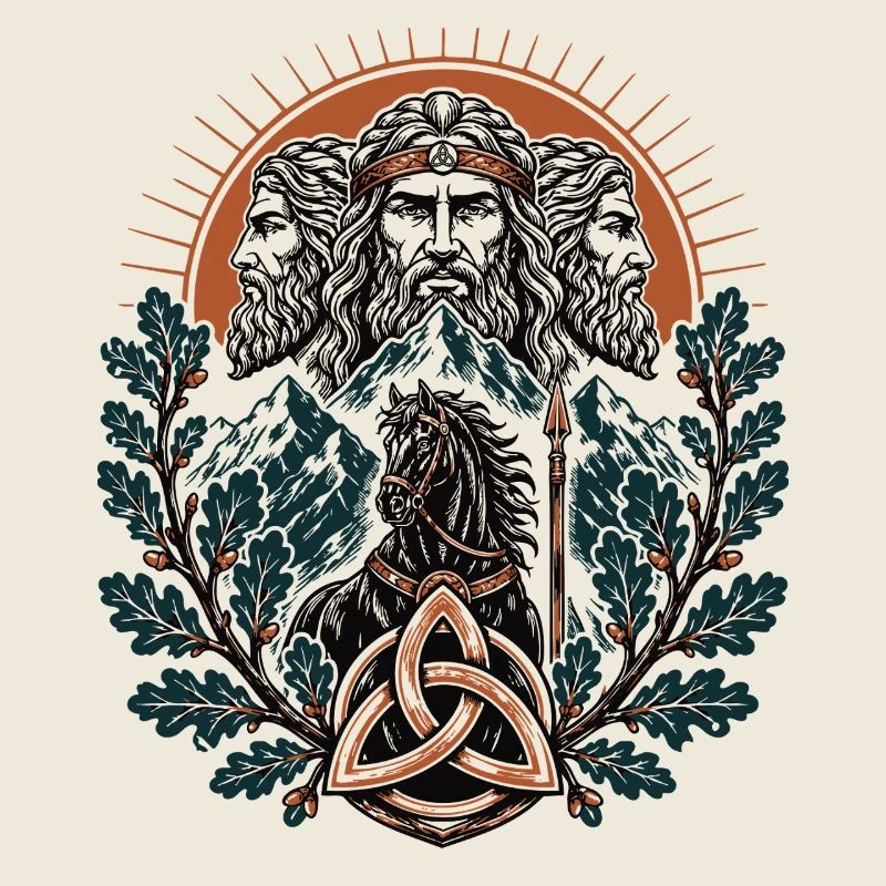 Triglav Pferdeemblem