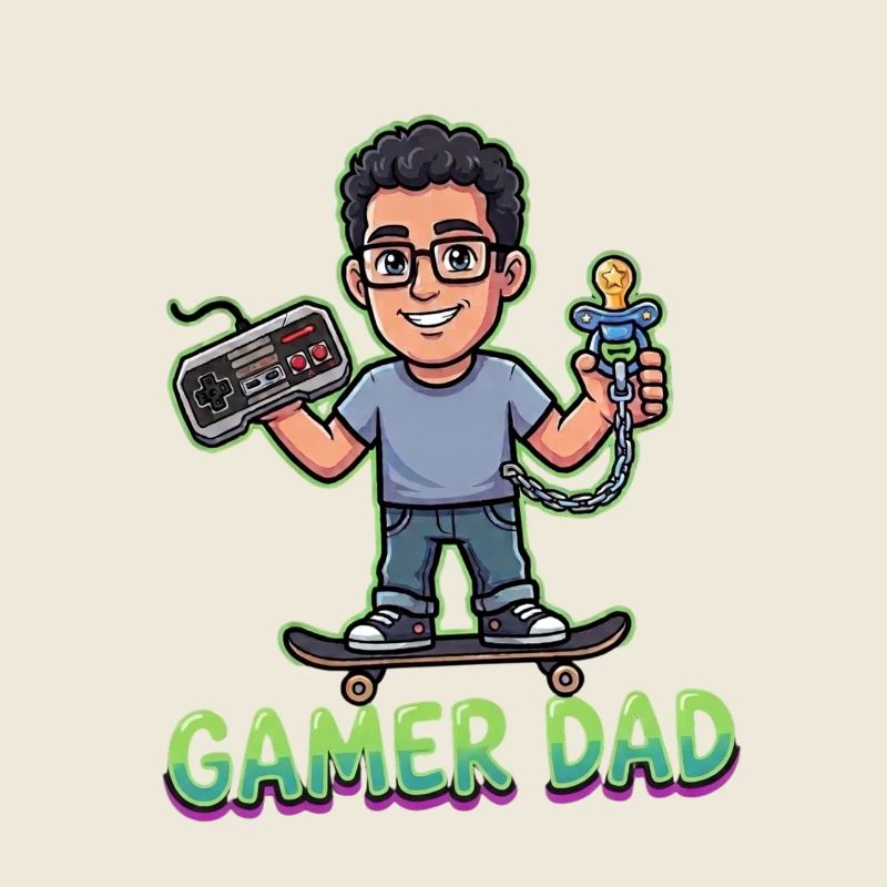 Gamer Dad Skateheld Controller
