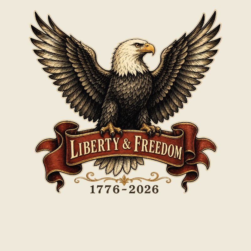 Bannière Aigle de la Liberté 1776-2028