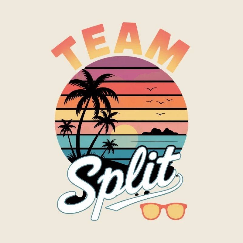 Team Split Sunset Tropics