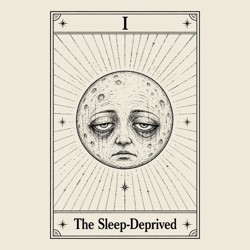 Privation de sommeil | Humour de tarot
