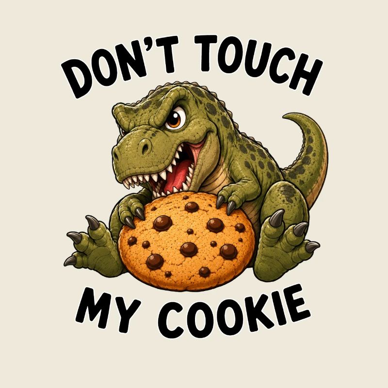 Diction de biscuit T-Rex T-Rex de dinosaure mignon