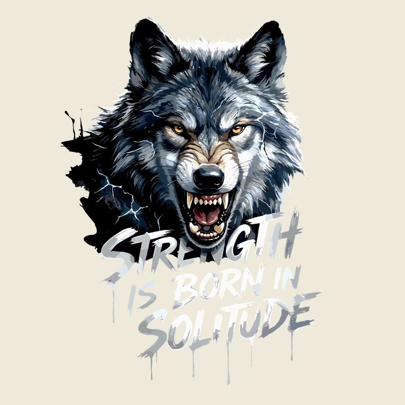 Wolf Strength is Born in Solitude