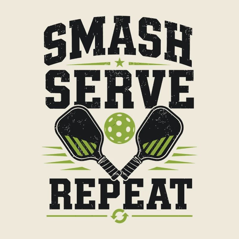 Pickleball Smash Serve Repeat Shirt