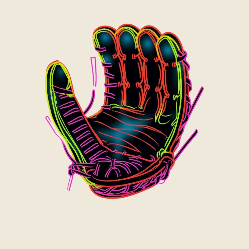 Gant de baseball Synthwave