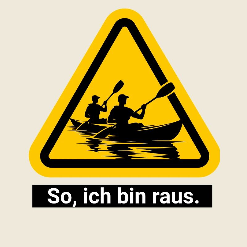 So, ich bin raus Kanufahrer