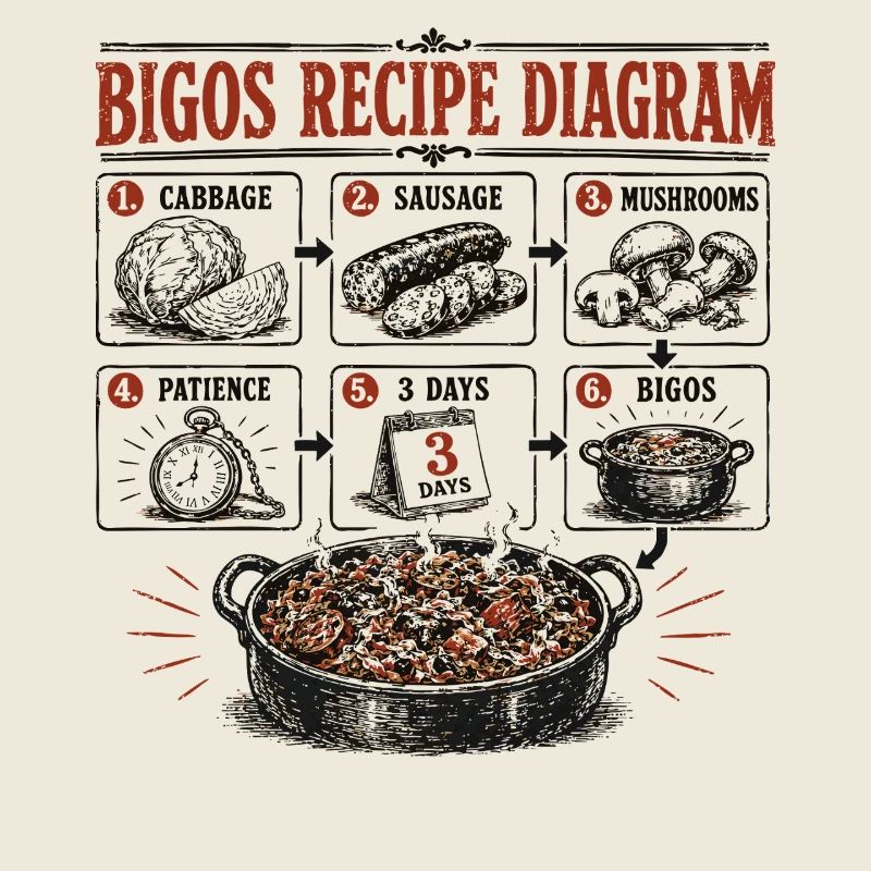Bigos-Rezeptdiagramm