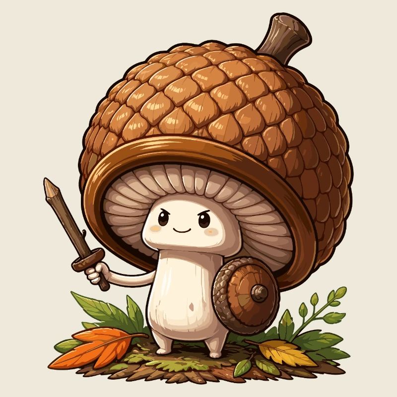 Forest Mushroom Warrior