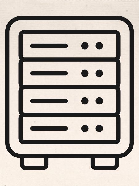 Server-Racklinien-Symbol
