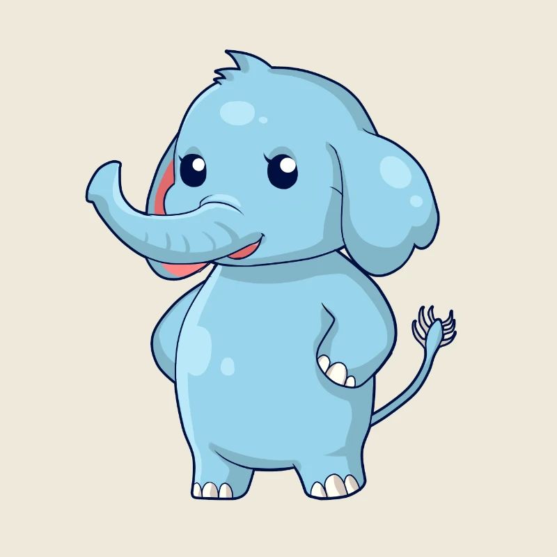 debout Elephant