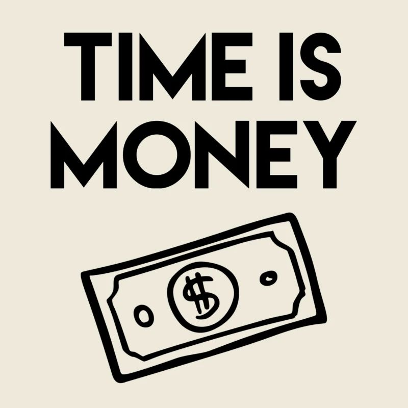 Le temps c'est de l'argent, du design