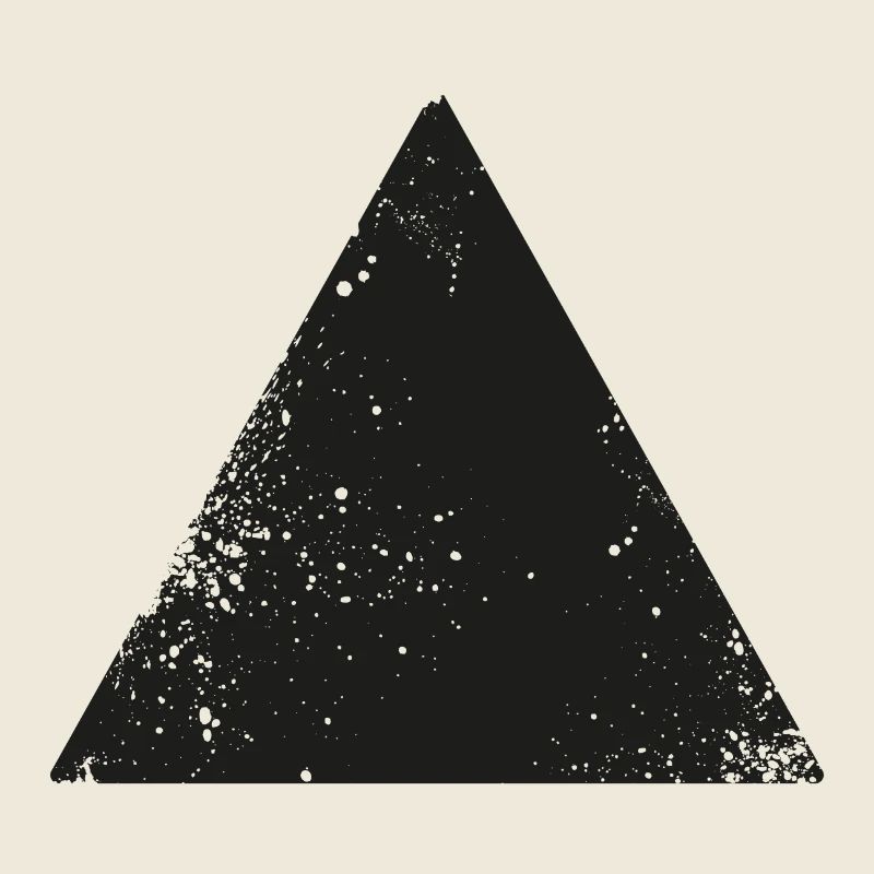 hippie triangle symbole de forme