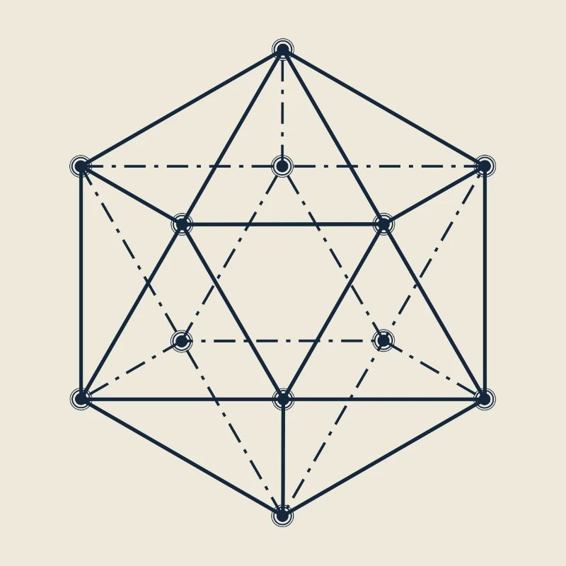 Blue Abstract Geometric Design