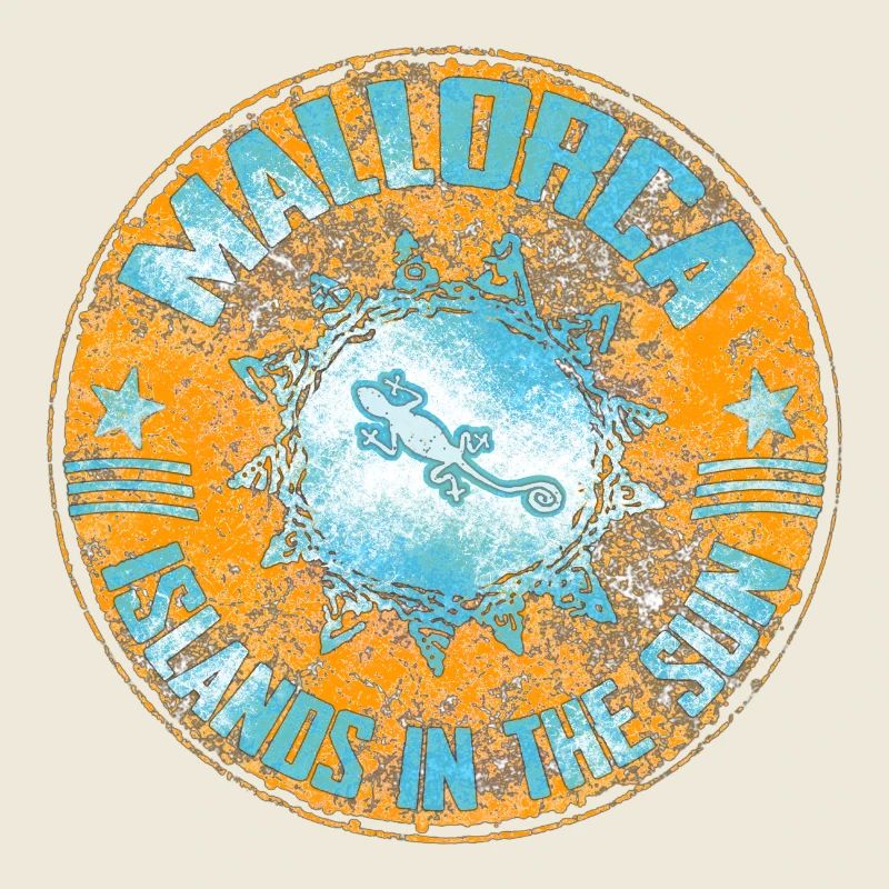 Lizard im Mandala Design