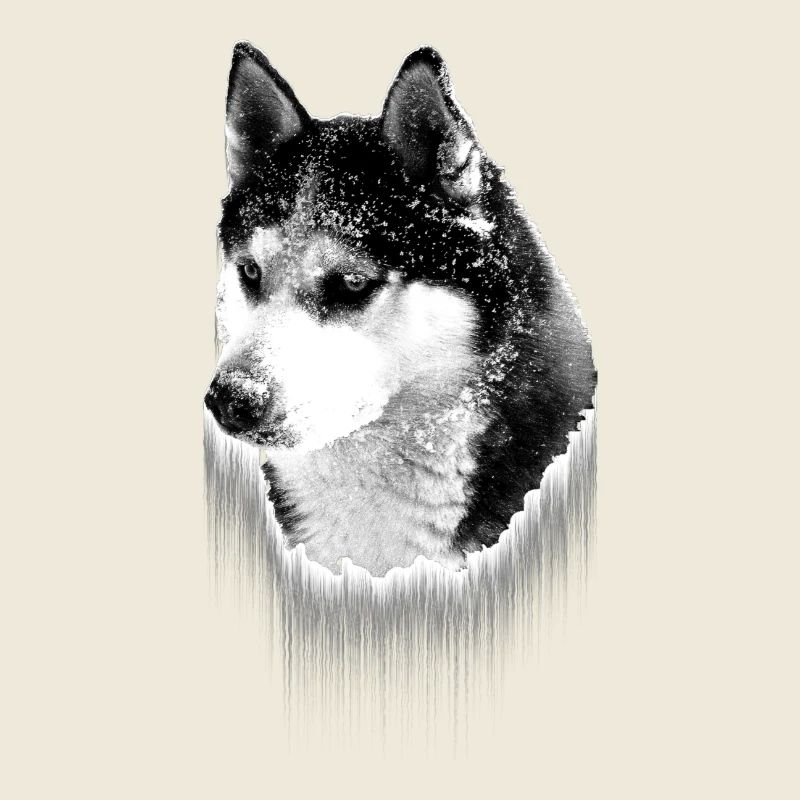 Husky Nebel Tropfen Eis