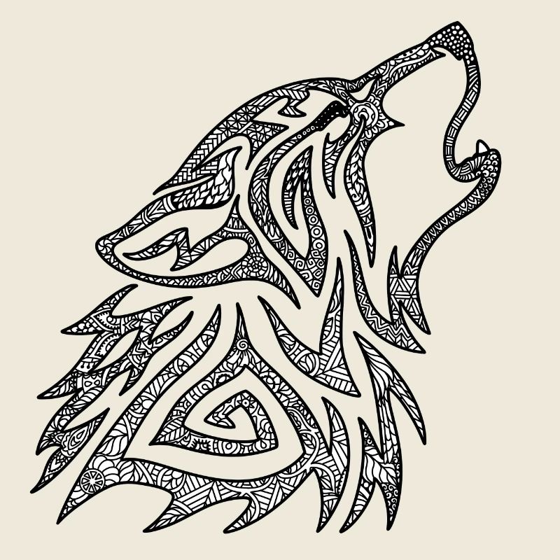 Howling Wolf Mandala