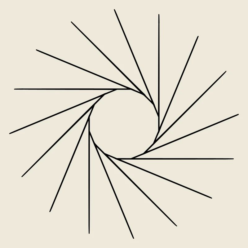 Cool shape, like a sun.