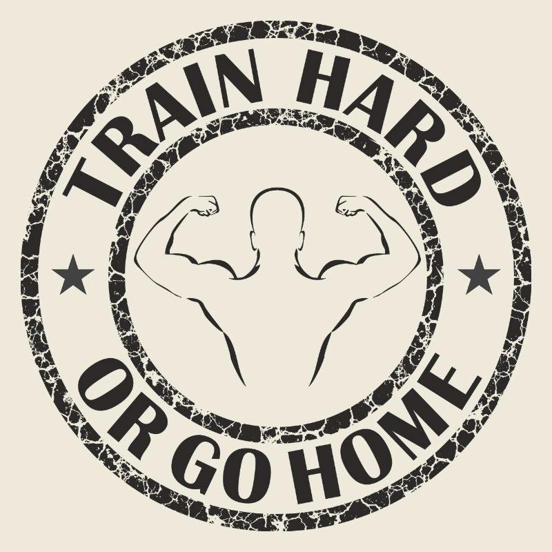 Trainiere hart oder geh nach Hause