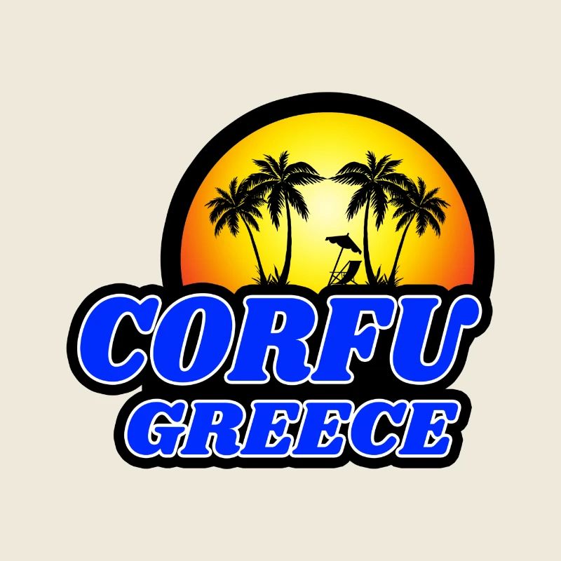 Corfu Greece design / gift idea
