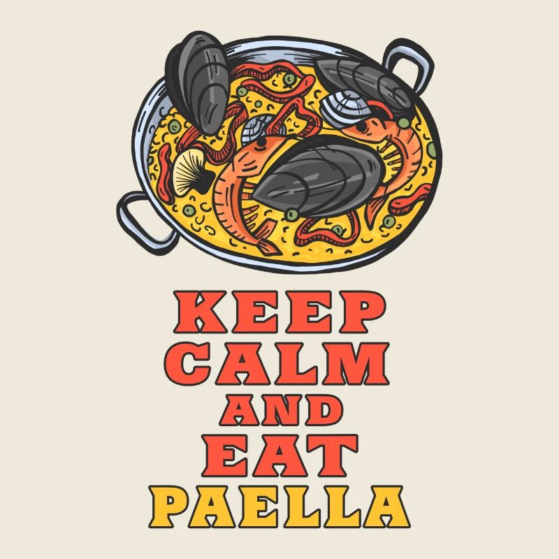 Keep Calm and eat Paella Design / Geschenkidee