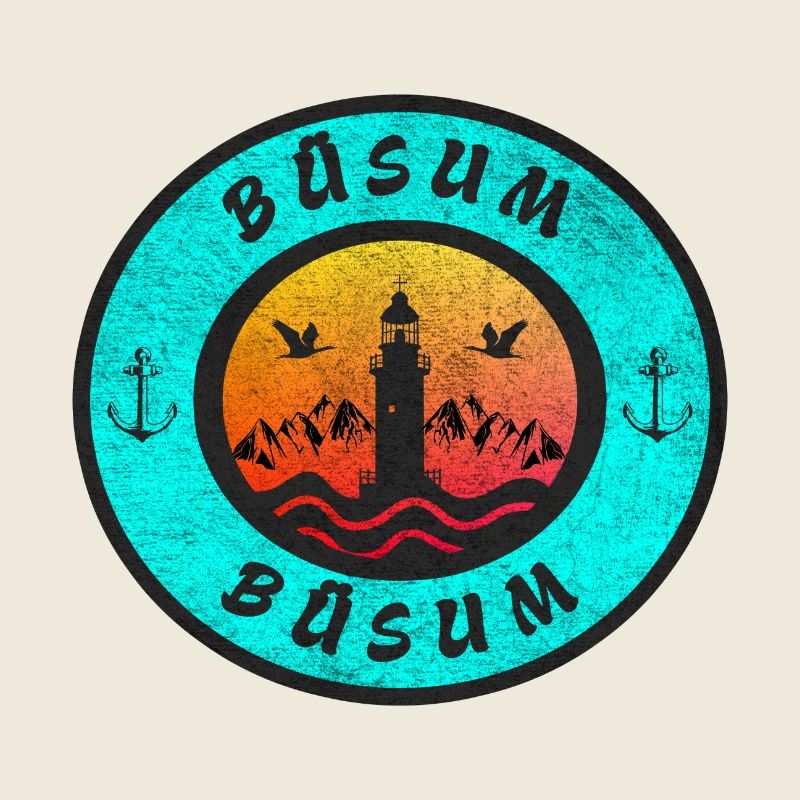 Büsum Leuchtturm Design / Geschenkidee