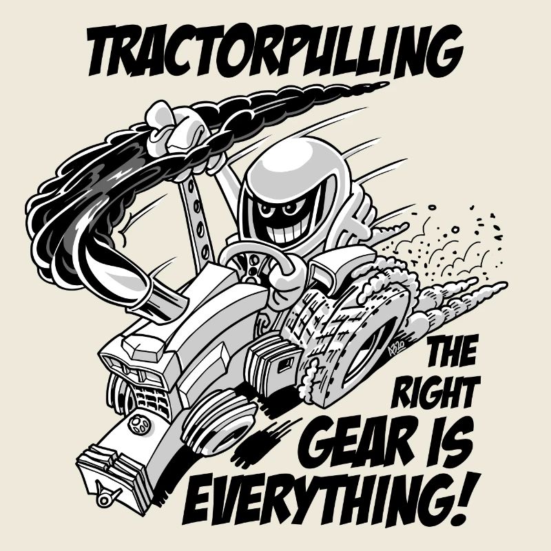 0966 tractor pulling BW