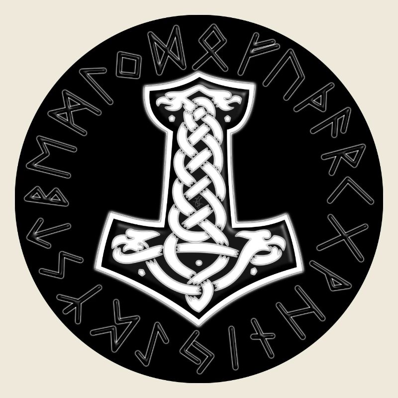 Mjölnir Celtic Runic Knot