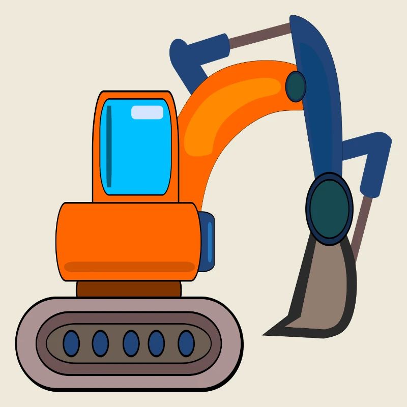 BAUSTELLE BAGGER KINDER BAGGERN