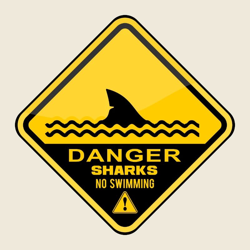 Danger Requins Pas de natation