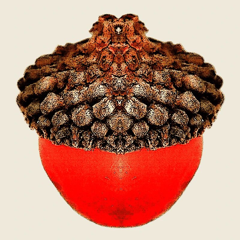 schöne Herbstdrucke, Eichelfoto, unisex herbst