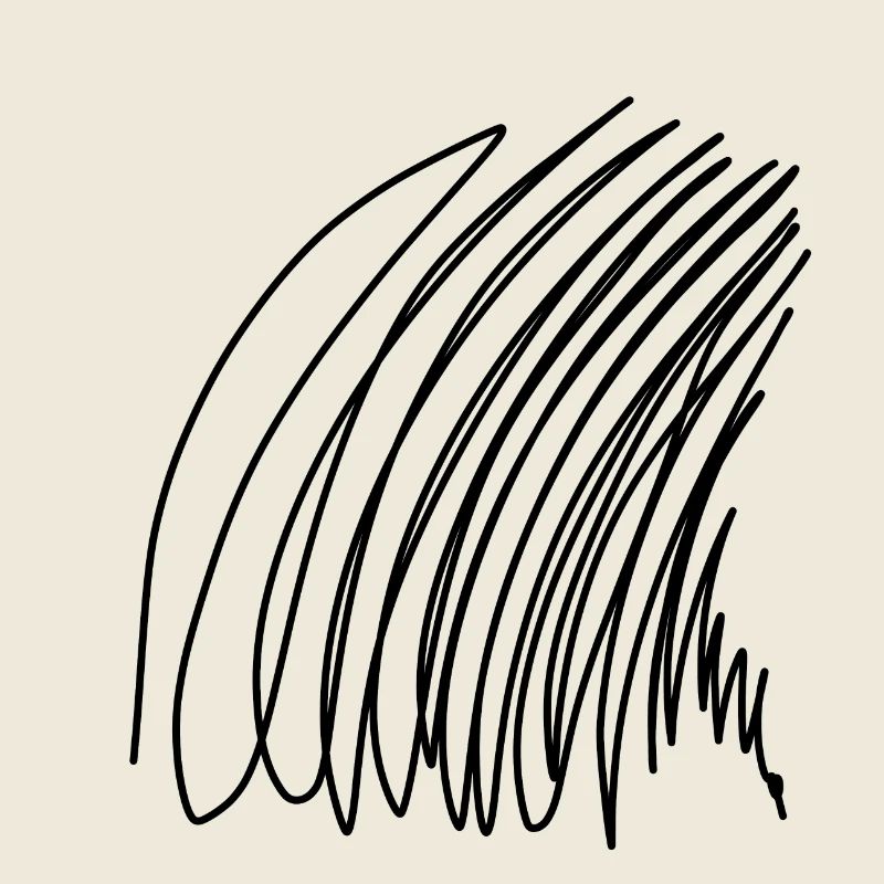 Abstraktes Kunst-Doodle