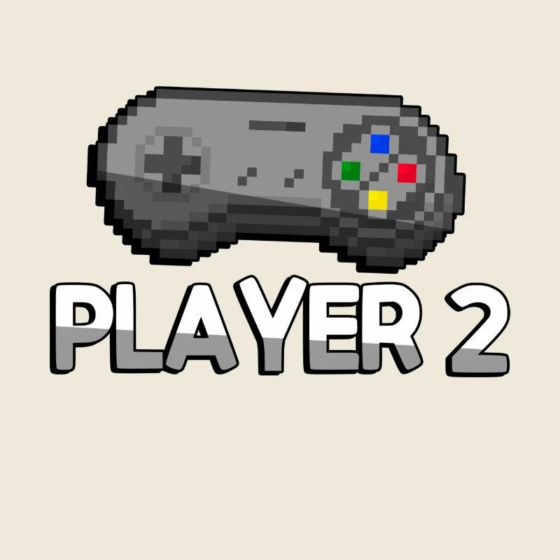 PLAYER 2 + SNES Controller - Gaming