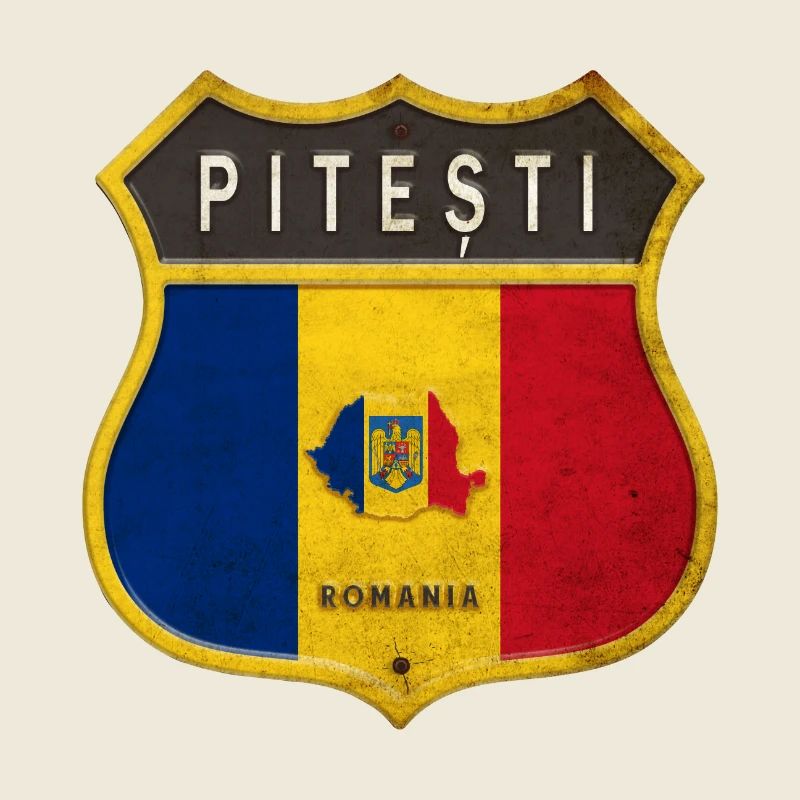 Pitești Rumänien Wappen Design