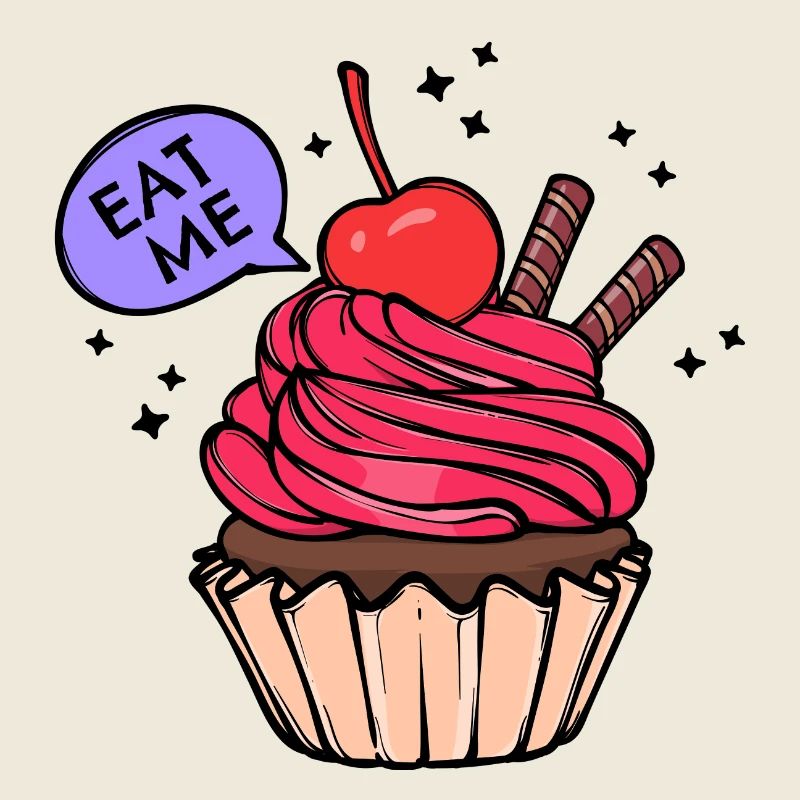 Cupcake Statement Nachspeise Backen Süßigkeiten