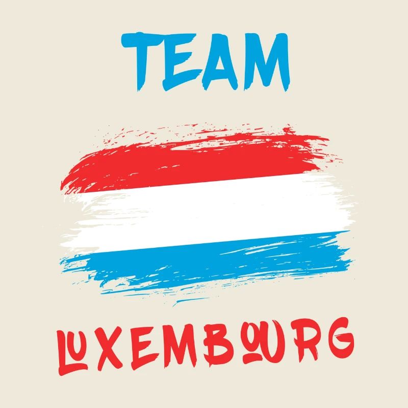 Drapeaux de l'équipe du Luxembourg