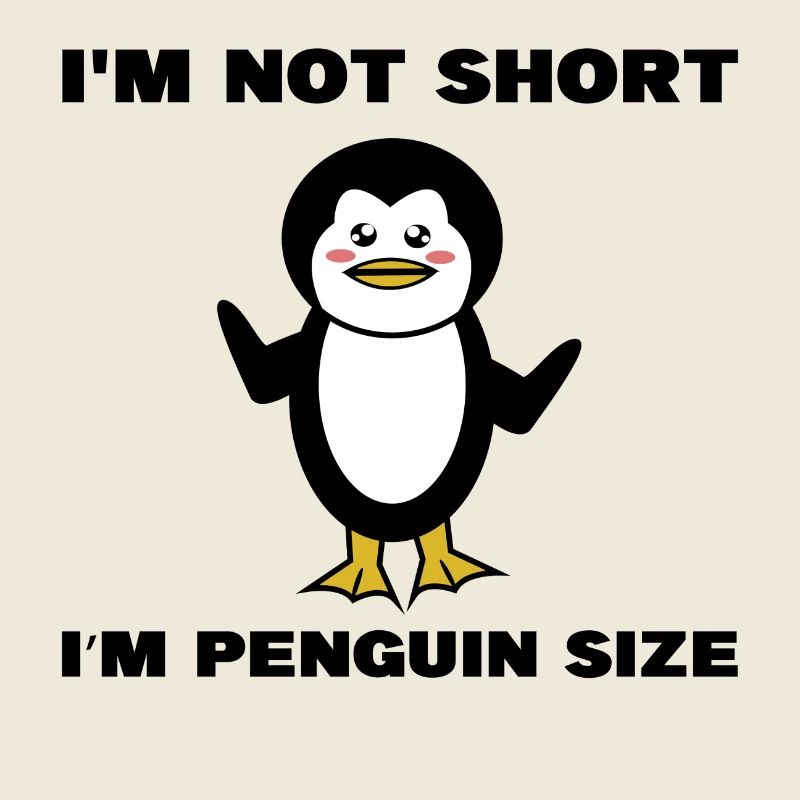 Cool Animal Sweet Penguin Humorous Statement Bird