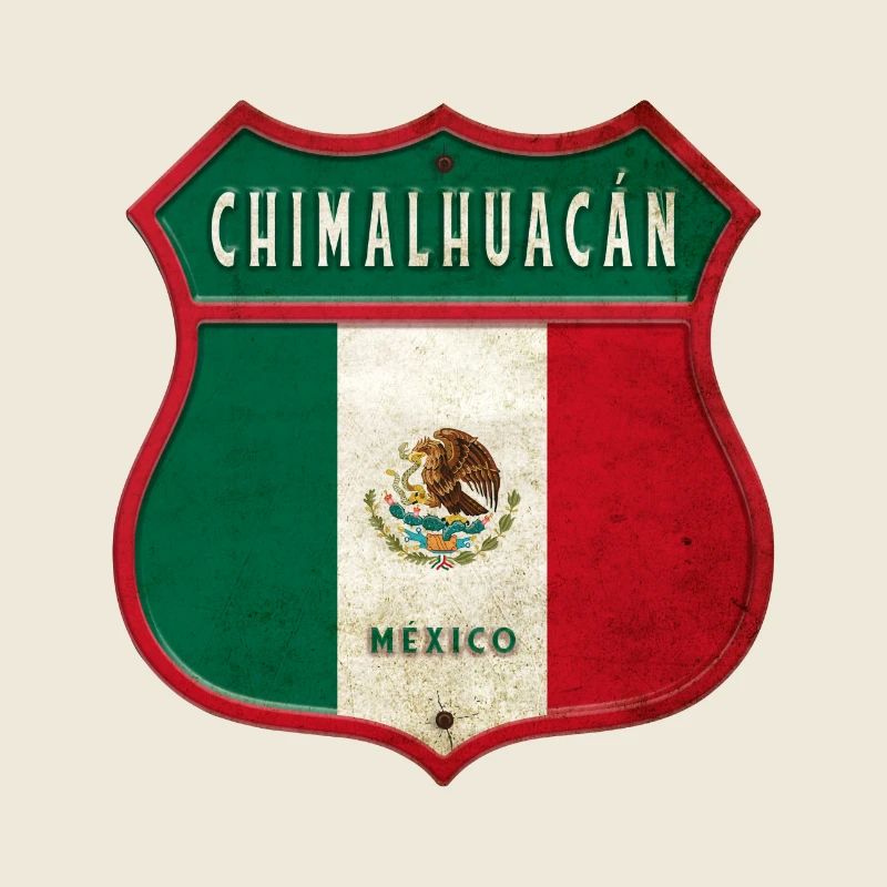 Chimalhuacán Mexiko Wappen Design