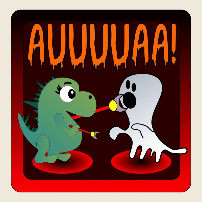 HALLOWEEN DINOSAURIER GEISTER